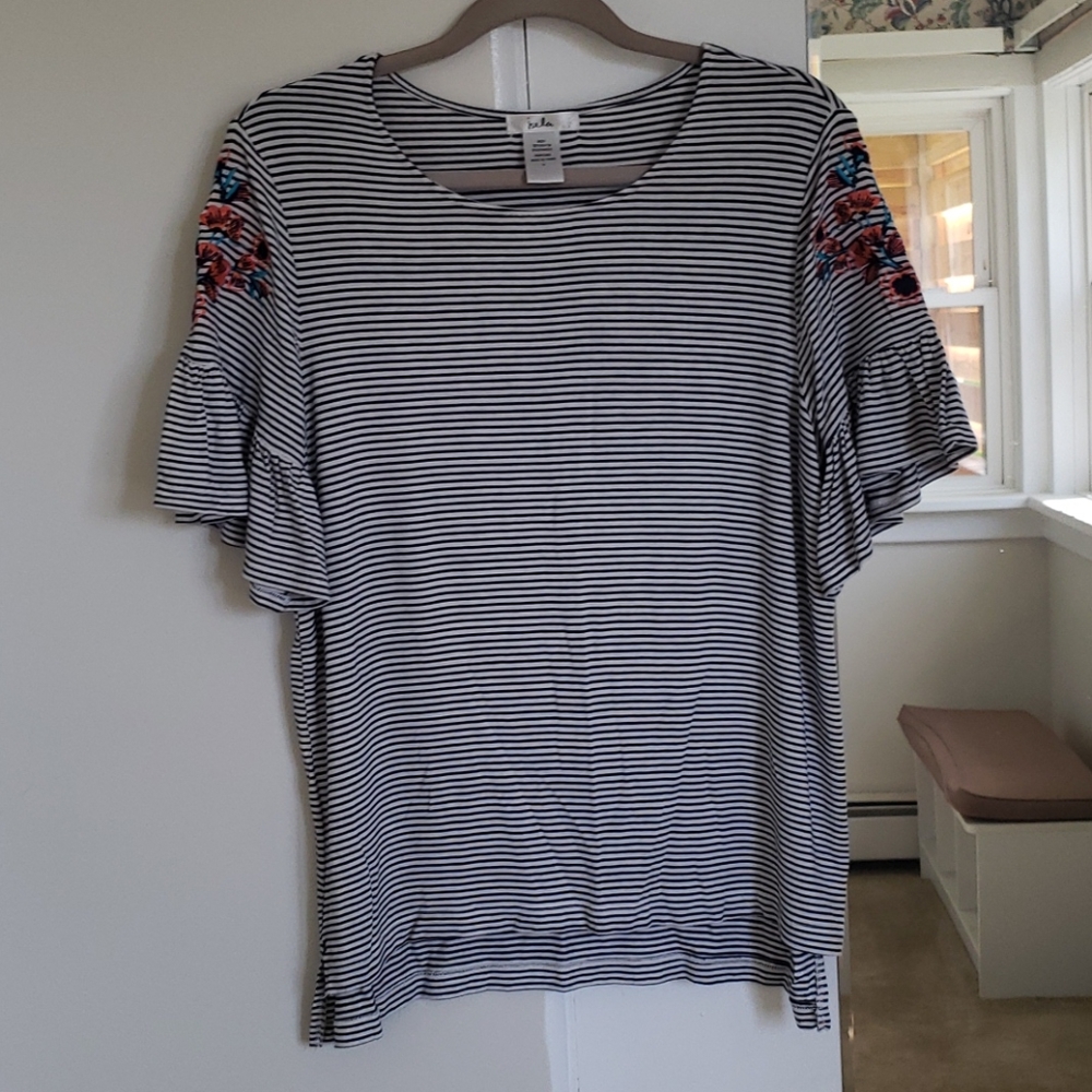Isela Ruffle Sleeved Top